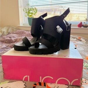 Sugar Women's Stylish Black Heels
